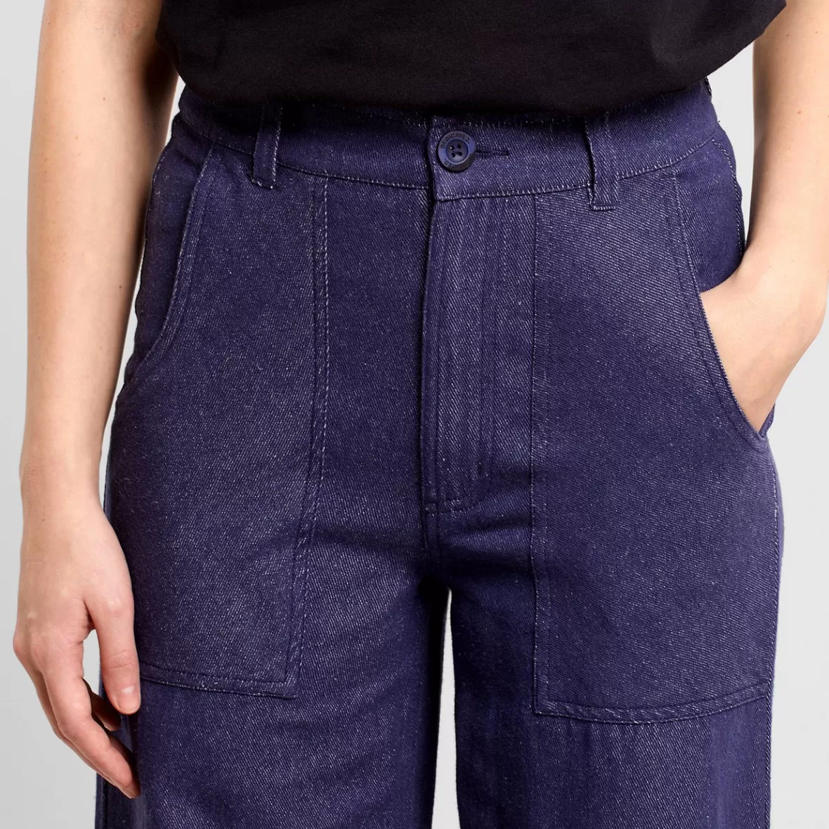 Pants | DEDICATED Workwear Pants Vara Hemp Navy