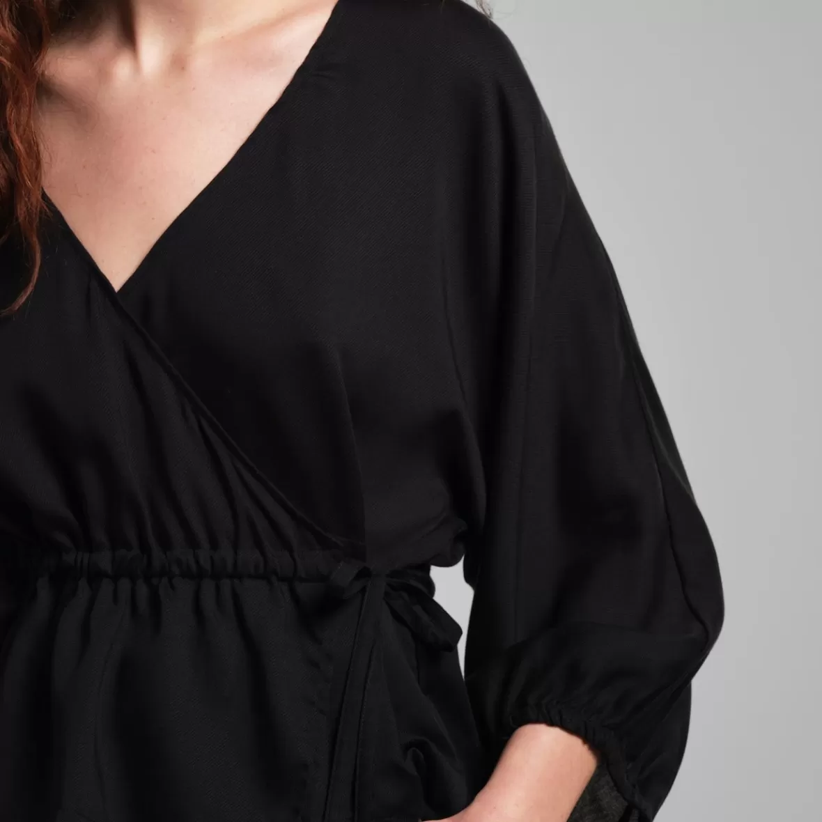 Tops | DEDICATED Wrap Top Rosenvik Black